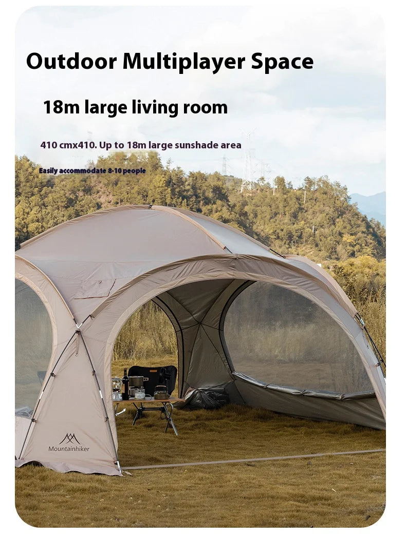 Mountainhiker outdoor camping tent car large shading dome shading family four seasons waterproof anti-mosquito net equipment