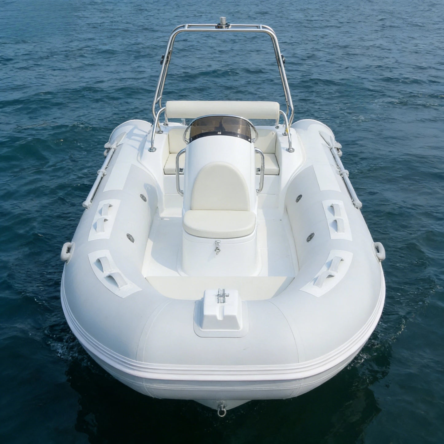 RIB Inflatable Boat Luxury Fiberglass Floor Hypalon/PVC Rescue Boat for Sport Leisure Lake Outdoor Entertainment
