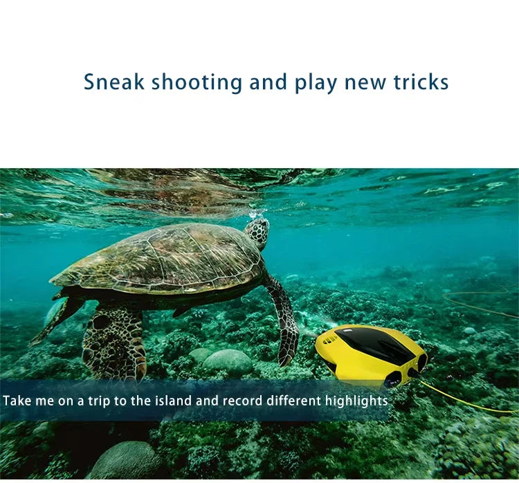 Palm-Sized APP-Controlled Underwater  | Full HD for Exploration & Photo/Video Capture
