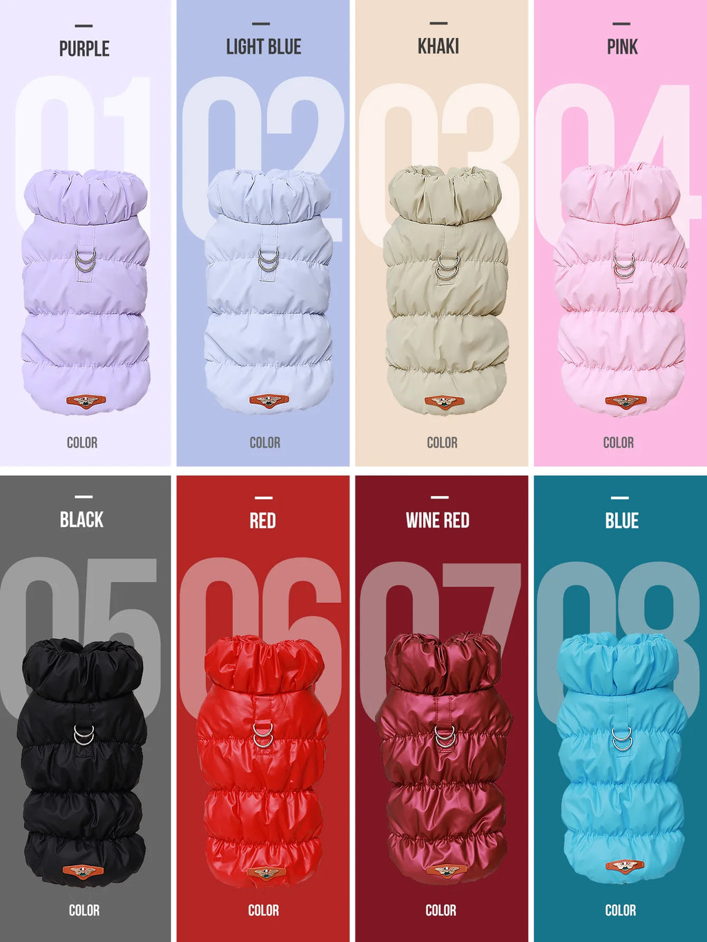 Dog Jacket For Autumn/Winter, Pet Coat, 3-Layer Thick Warm Outerwear, Suitable For Small To Medium Dogs Like Poodle, Teddy, York