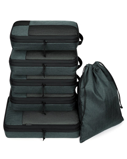 BAGSMART Compression Packing Cubes Men Travel Expandable Luggage Organizer  Carry on Luggage Packing Organizers for Women