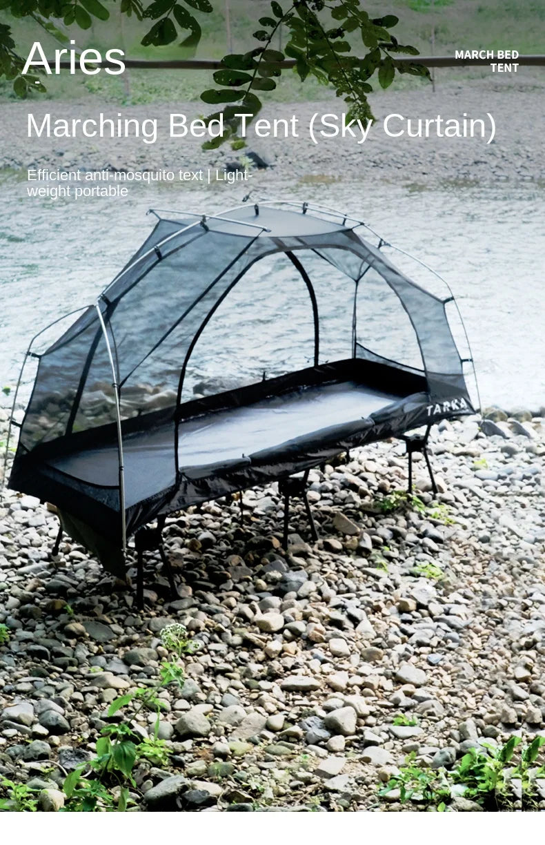 TARKA Camping Bed Tent Only Inner Tent Insect Prevention Mesh Tent Used For Camping Bed Wild Summer Hiking One Person Tent ﻿
