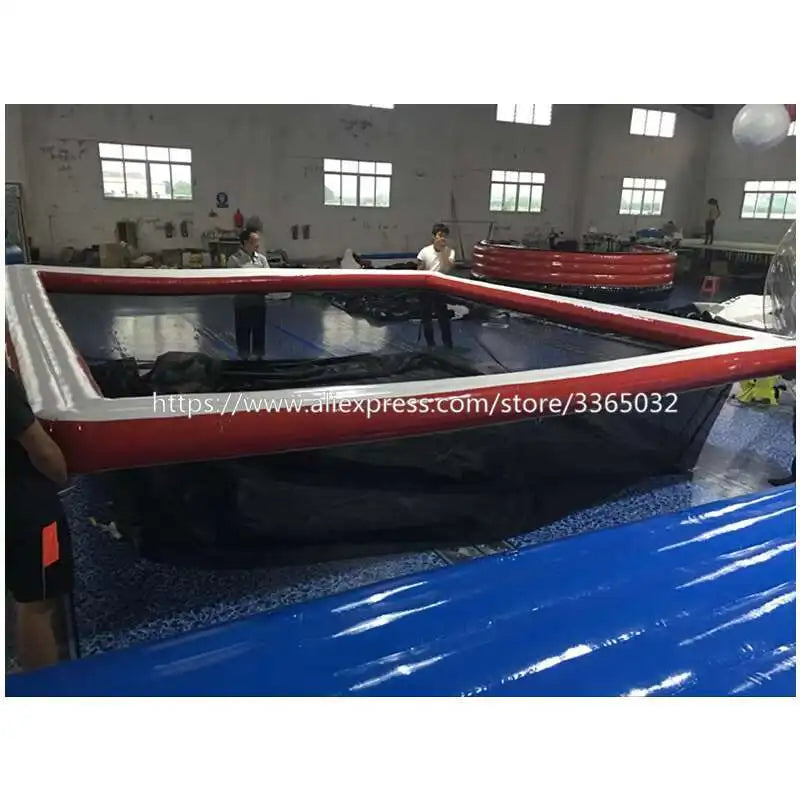 5X5 Meter Inflatable Sea Pool For Yacht BoatsPopular Floating Inflatable Water Pool For Boat Swimming