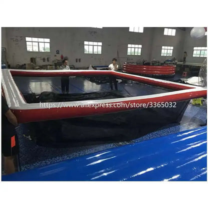 5X5 Meter Inflatable Sea Pool For Yacht BoatsPopular Floating Inflatable Water Pool For Boat Swimming