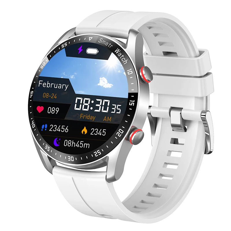 ECG+PPG Bluetooth Call Smart Watch Men Laser Health Blood Pressure Fitnes Sports Watches Man Sports Waterproof Smartwatch