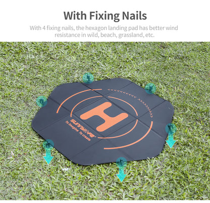 Sunnylife 80cm Waterproof Drone Landing Pad Set for DJI Mavic Series/Mavic Air Series/Mini Series Portable Landing Platfrom Mats