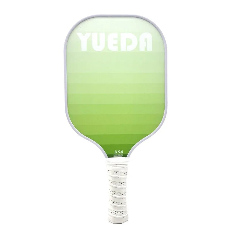 Gradient Color Pickleball Paddles Set USAPA Approved Fiberglass Fiber of 2 Lightweight Pickle Ball Rackets with 4 Balls 1 Bag