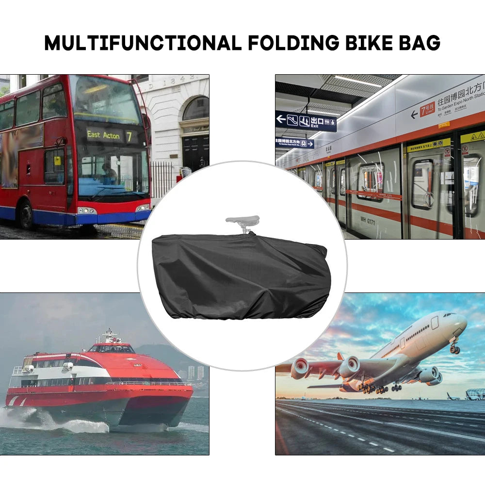 Folding Bike Travel Bag Bicycle Portable Transport Carrying Case for 14-16 inch / 20-22 inch / 21-26 inch Bycicle Accessories