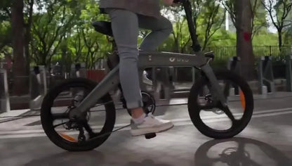 250W brushless motor electric bike, 20-inch 36V 10AH battery foldable electric bicycle, convenient ebike for urban commuting