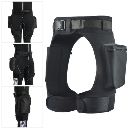 Flexible Neoprene Wetsuit Shorts with Pockets Premium Diving Tech Pants for Water Activities