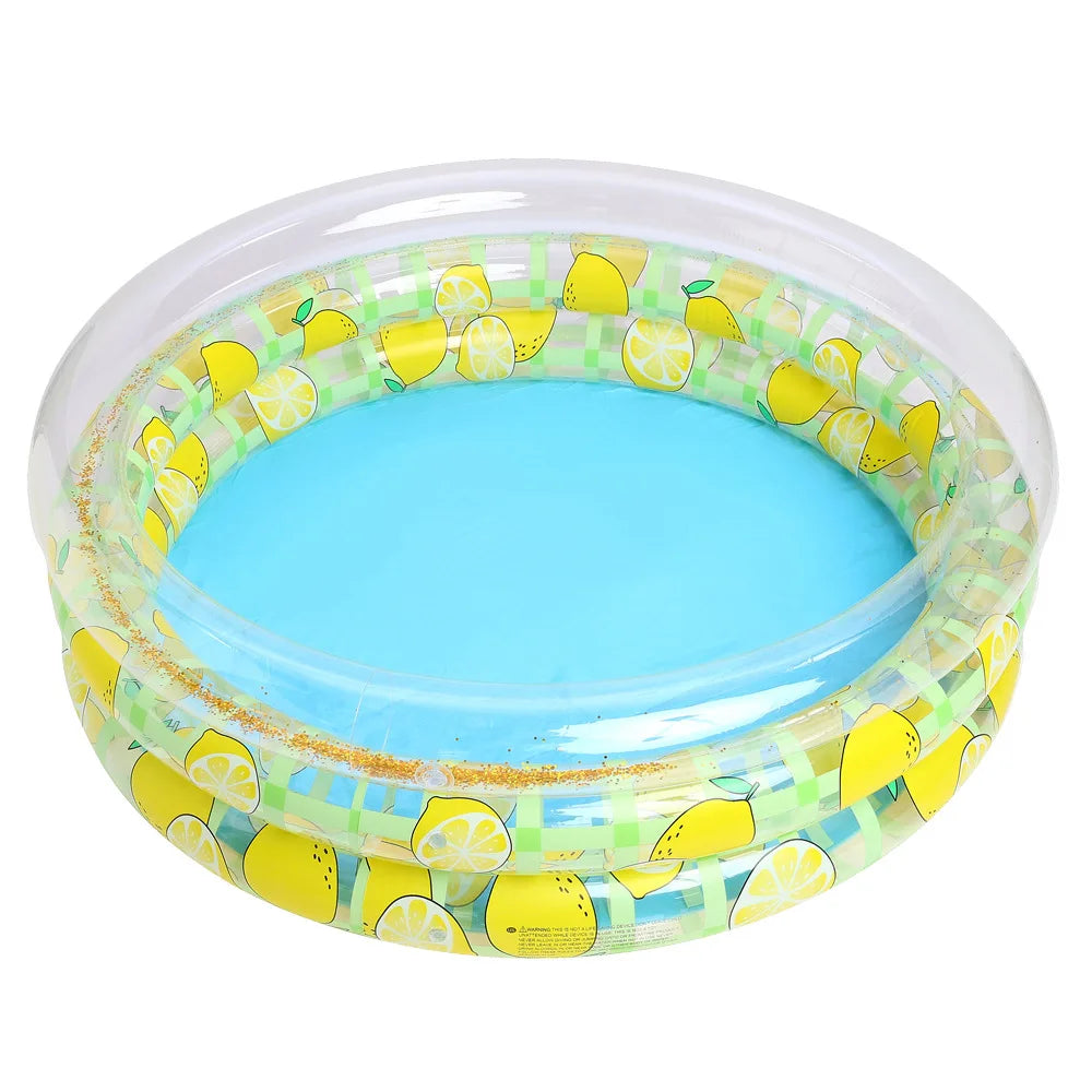 1pcs Inflatable Bathtub Swimming Pool Inflatable Pool Retro Blow Up Swimming Pool Family Cute Thickened Water Pool ﻿ ﻿