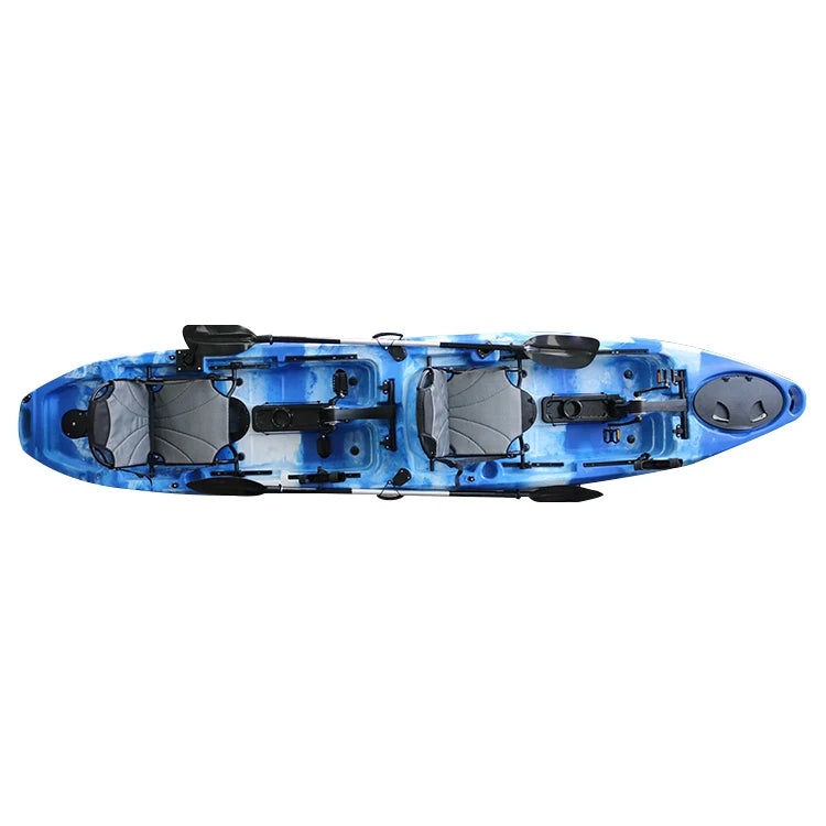 Double Persons  Fishing Kayak Sit on Top Fishing Kayaks Wholesale With Paddle System