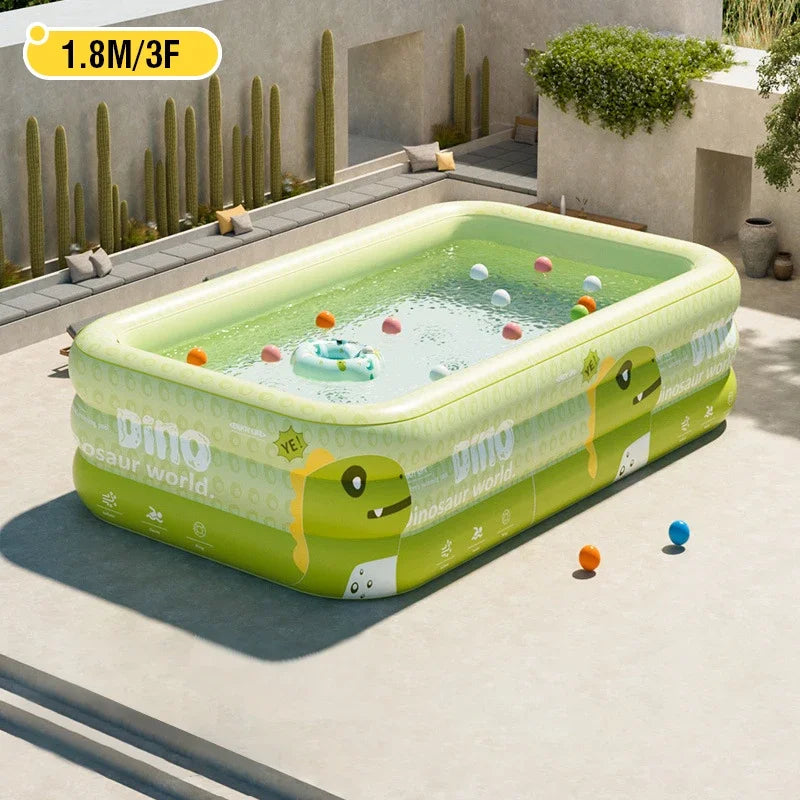 Big Inflatable Pools Removable Framed Large Pools Indoor and Outdoor Family Swimming Pool Folding Play Pool Water Sports Toy