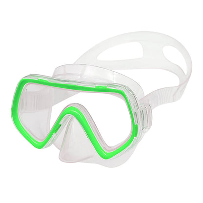 Diving Mask Waterproof Swimming Goggles Panoramic HD For Adult Youth Silicone Skirt Anti-Fog With Nose Cover Swimming Equipment