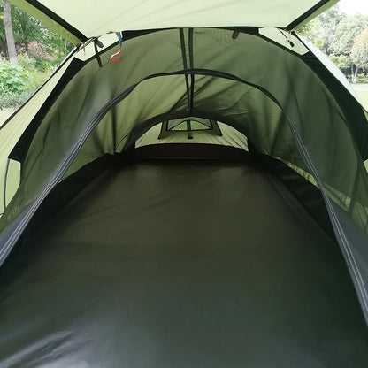 Outdoor Camping Tent Single Person Camping Tent Water Resistant Tent Aviation Aluminum Support Portable Sleeping Bag Tent