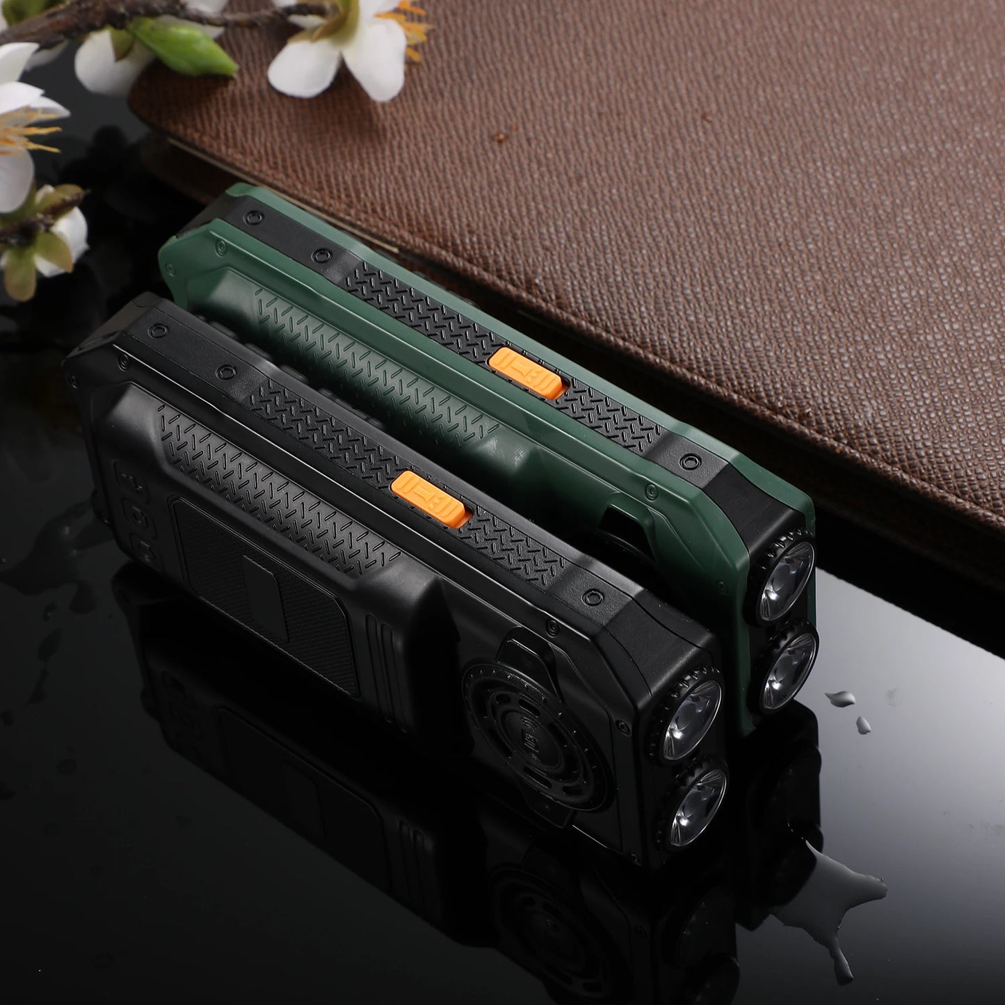 Rugged Mobile Phone M6000 GSM 2G Network 4 SIM Cards Magic Voice 3.5mm Jack 2.4'' Display Big Keyboard Cellphone For Elderly