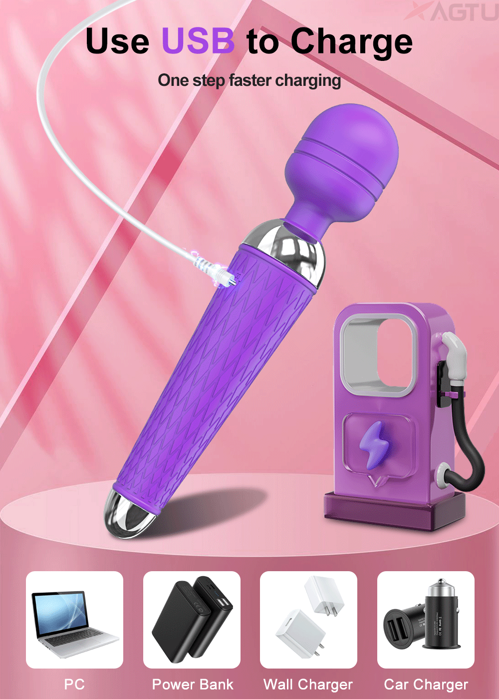 AV Magic Wand Vibration Clitoris Stimulator Dildo Vibrator Masturbation Tool for Women Couple Massage Vibrator Sexy Adult Female