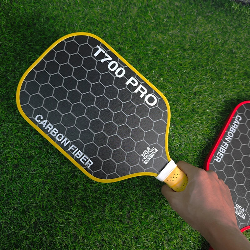 LEATOU T700 Pickleball Paddle Carbon Fiber Pickleball Paddle 16mm Polypropylene Honeycomb Core Pickleballs Paddles Pickle Ball