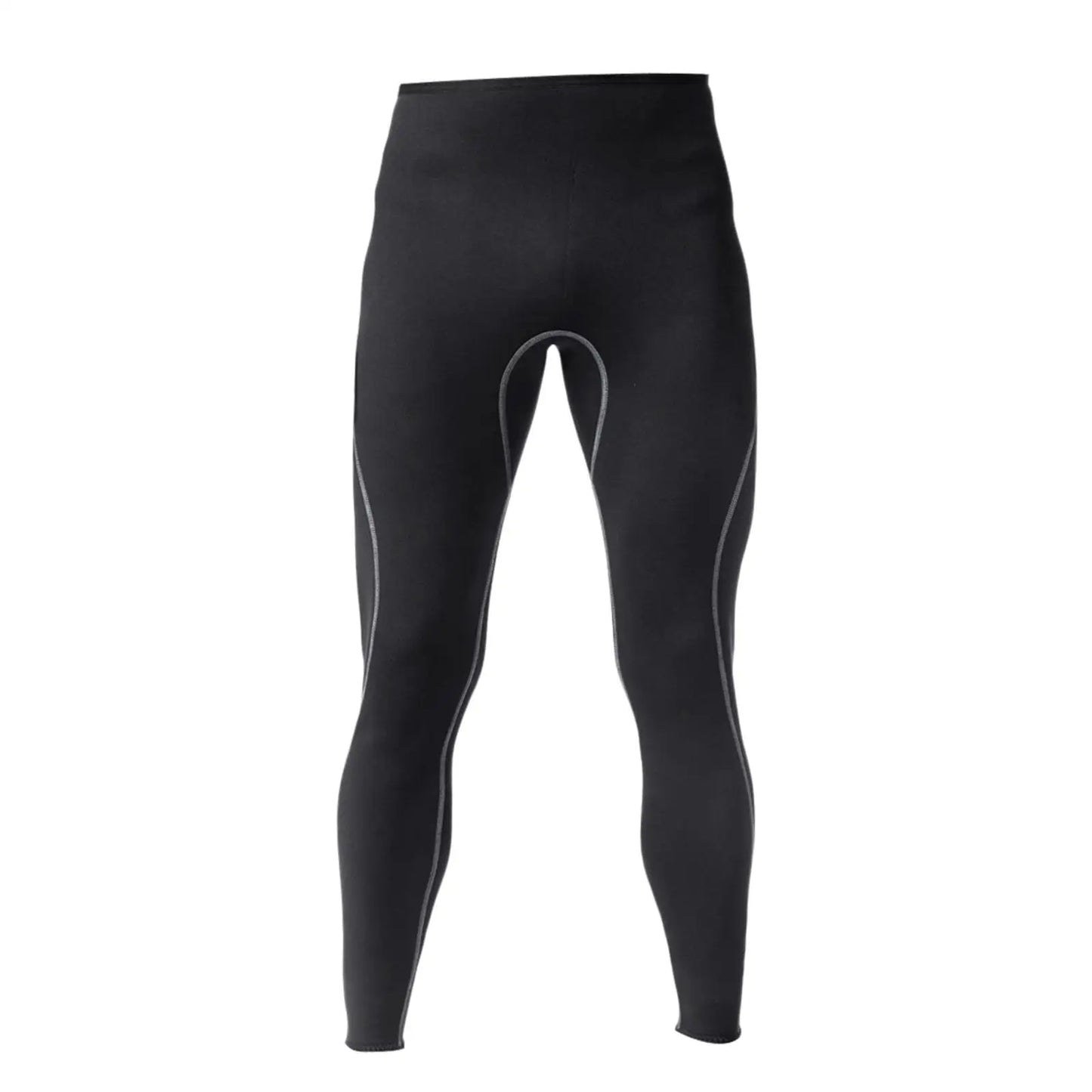 Men Black Wetsuit Pants  Stretch Neoprene Surf Surfing SCUBA Diving Trousers