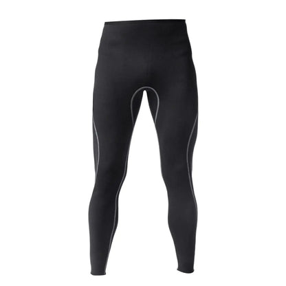 Men Black Wetsuit Pants  Stretch Neoprene Surf Surfing SCUBA Diving Trousers