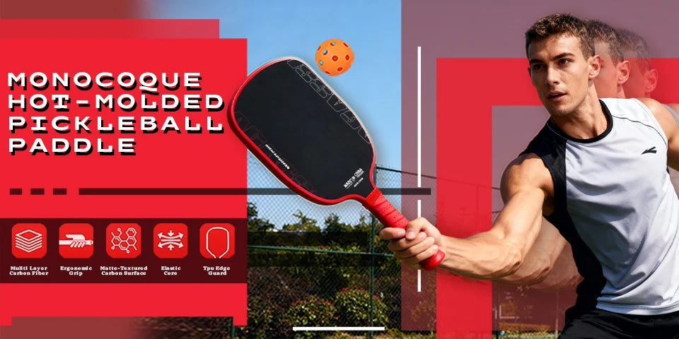 Agassi pro IV 16mm Pickleball Paddle 2026 New GEN 4 TFP Foam Core T700 Carbon Fiber Rackets for Increased Spin And Control