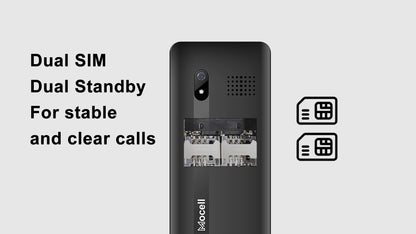 Mocell MC1806 Feature Phone 1.77" Display Digital Camera Dual Sim Loud Speaeker MP3 MP4 FM Radio Sound Recorder Senior Phone