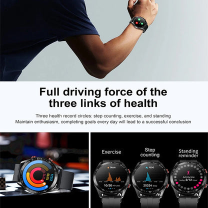 ECG+PPG Bluetooth Call Smart Watch Men Laser Health Blood Pressure Fitnes Sports Watches Man Sports Waterproof Smartwatch