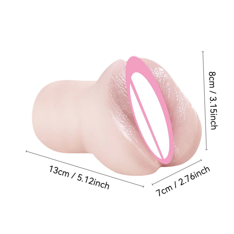 Adult Masturbation Sex Toys High Quality Male Portable Pocket Pussy Lifelike Female Vagina Anal 2 Holes Adult 18+ Sex Products