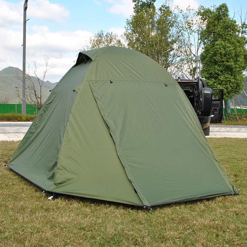 Camping Tent with Rainfly, 2, 3 Person Tent, Set up in 10 Mins, Weatherproof Tent for Camping, Festivals, Backyard, 2 Layers