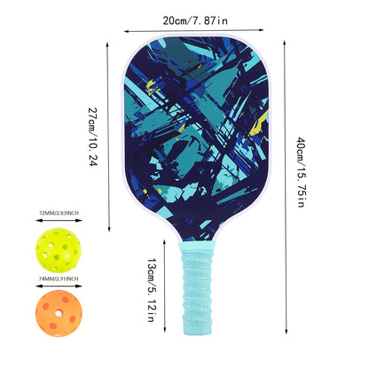 Pickleball Paddle Carbon Fiber USAPA Approved Pickleball Set Sports 6 pieces with packaging Outdoor Beach Tennis Racket