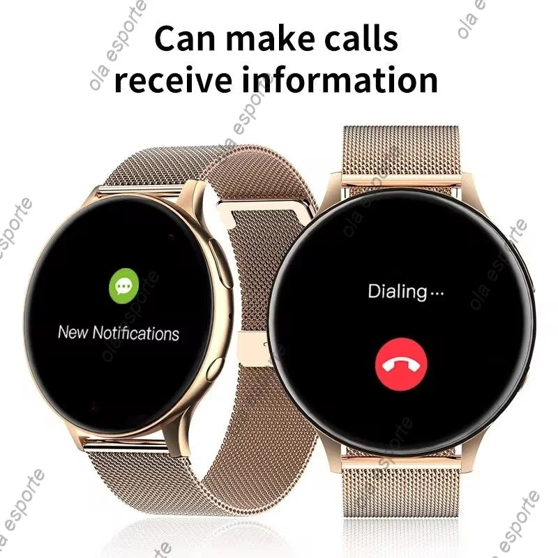 Women Bluetooth Call Smart Watch Heart Rate Blood Oxygen Monitor Smartwatches Waterproof Sports Men Smartwatch For Android IOS