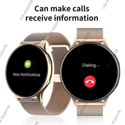 Women Bluetooth Call Smart Watch Heart Rate Blood Oxygen Monitor Smartwatches Waterproof Sports Men Smartwatch For Android IOS