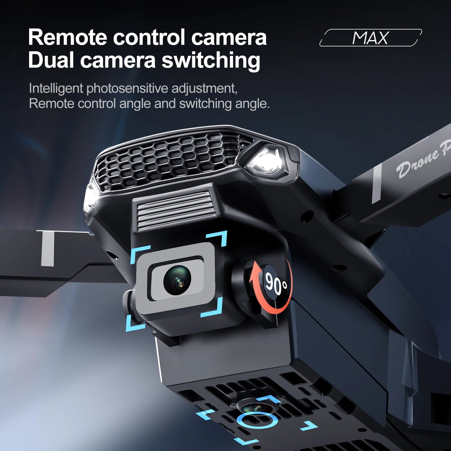 New E88 E99 Drone Remote Control with Screen Dual Camera Optical Flow Localization 2.4G RC Quadcopter One-button Take-off Drones
