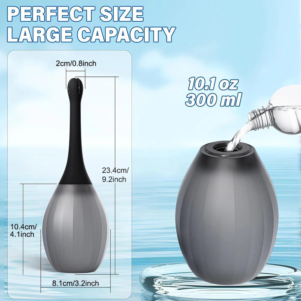Sex Adult Products Cleaning Container Masturbator Anal Shower Vagina Cleaner Douche Anal Cleaner for Men Women Enema Bulb Device