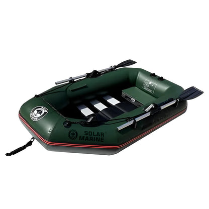 PVC Inflatable Fishing Boat Solarmarine 2M Single Person Racing Boats and Surfing Kayak Portable for Adult Outdoor Watersport
