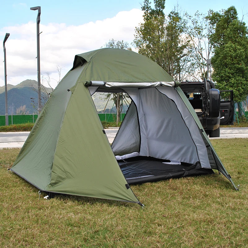 Camping Tent with Rainfly, 2, 3 Person Tent, Set up in 10 Mins, Weatherproof Tent for Camping, Festivals, Backyard, 2 Layers