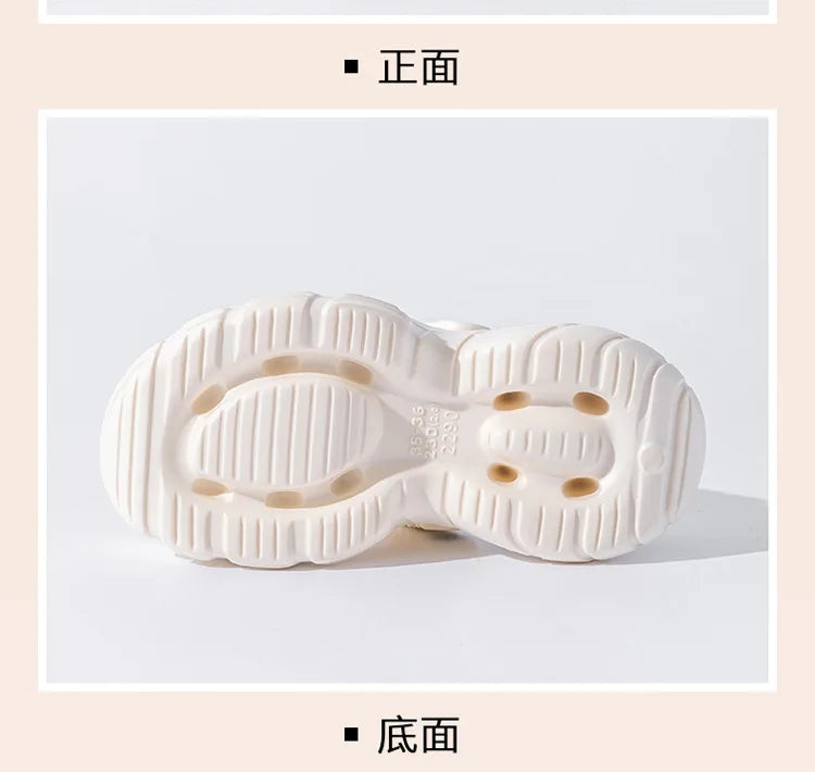 Comwarm Fashion Women's Slippers Platform Outdoor Female Slides Slip On Concise Slides EVA Soft Sole Comfortable Women's Sandals