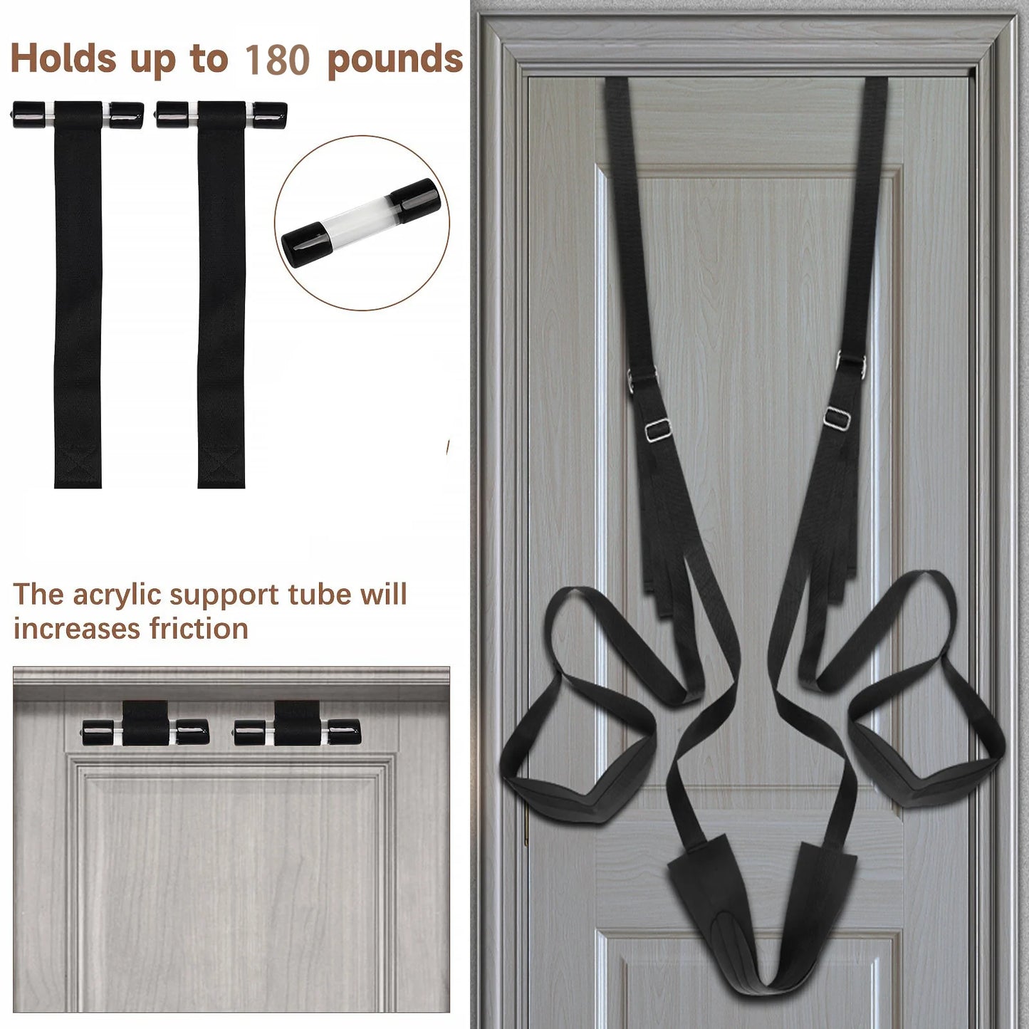 Hanging Sex Door Swing BDSM Sex Toys for Couples Fetish SM Bondage Restraints Adults Games Sex Furniture Swings Over The Door