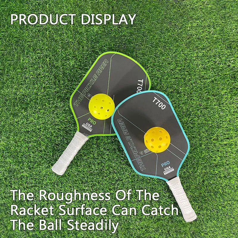 LEATOU 16MM T700 Pickleball Paddle Carbon Fiber Pickleball Racket USAPA Approved Durable Professional Game Supplies