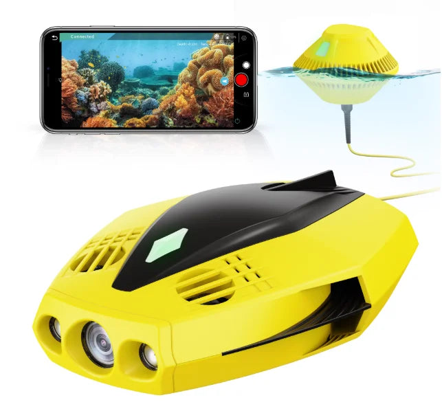 HD Underwater Dro-ne Remote Control Multi-Visual Chasing Dory Diving Photography Underwater Ro-bot