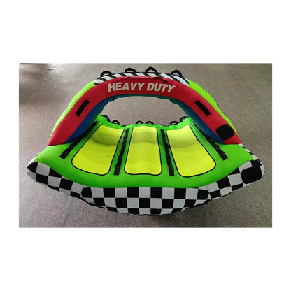 Adventurers Inflatable Towable Pull Behind Boats Tubes water ski water toys paddle for lake river sea
