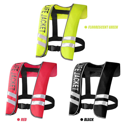 Auto Inflatable Adults Life Jacket Life Vest Safety Float Suit for Water Sports Kayak Fishing Surfing Canoeing Survival Jacket