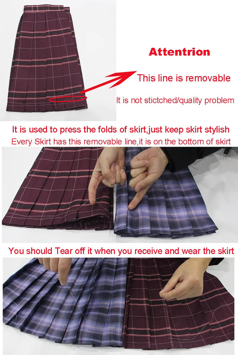 Pleated Skirt Autumn Winter Mini Skirts Womens 2024 Summer Plaid Skirt Tennis Skirt White Sexy Black Skirt Goth School Y2k Jupe