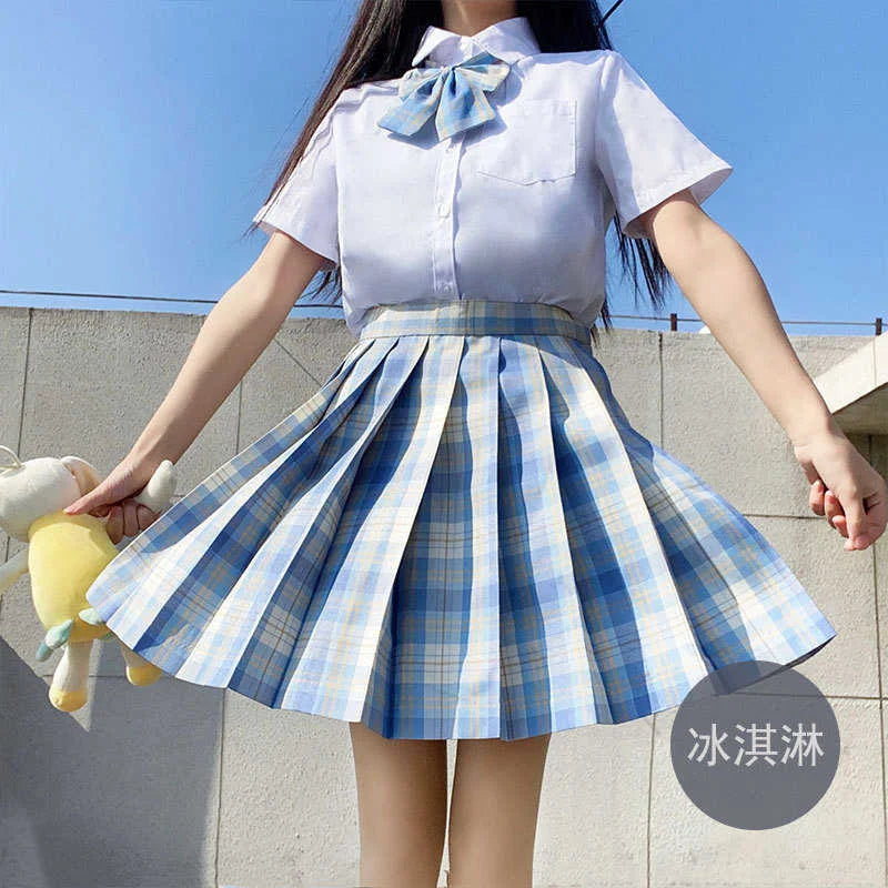 Pleated Skirt Autumn Winter Mini Skirts Womens 2024 Summer Plaid Skirt Tennis Skirt White Sexy Black Skirt Goth School Y2k Jupe