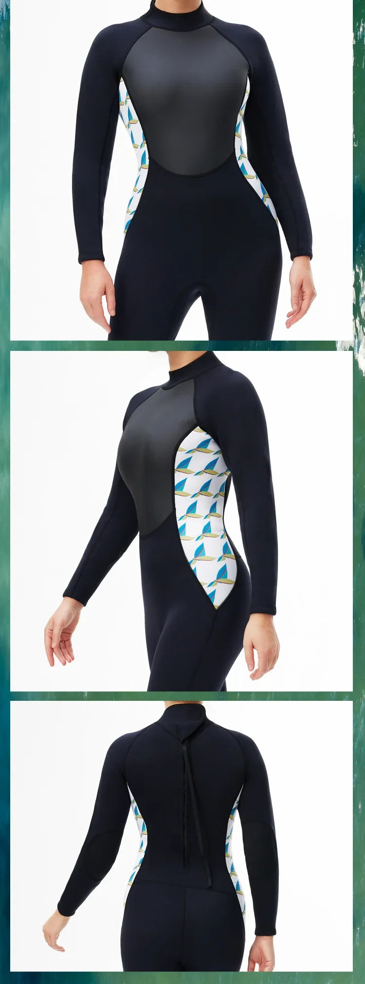 2025 Wetsuit Men's Warm and Cold 3/5mm Wet Winter Swimming One-piece Snorkeling Sun Protection Surf Suit Women's Wetsuit