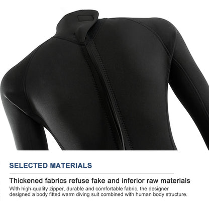 3MM Wetsuits Men Neoprene Diving Surfing Swimming Full Suits Cold Water Keep Warm Zipper Water Sports Full Diver Suit