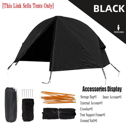 Outdoor Camping Off-The-Ground Tent Portable Single Tent Aluminum Alloy Folding Mosquito Net Fishing Tent