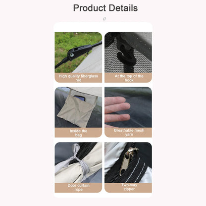 Outdoor Self-driving Travel Camping Tent Automatic Quick-opening Tent Portable Rainproof Sunshine-proof Tent Sunshine Shelter
