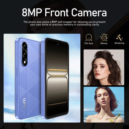 Global Version Smartphone 8GB+256GB 4G Smartphone, 5.3" Cellphone LCD 60Hz Display, 12MP Camera, 4100mAh Battery HD Camera, WiFi