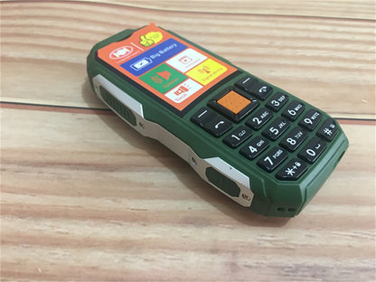 Mini Rugged Mobile Phone, 1.8", Push Button,Dual Sim, BT,Dual Flashlight, MP3,Wireless FM,BigHorn Dustproof Shockproof CellPhone